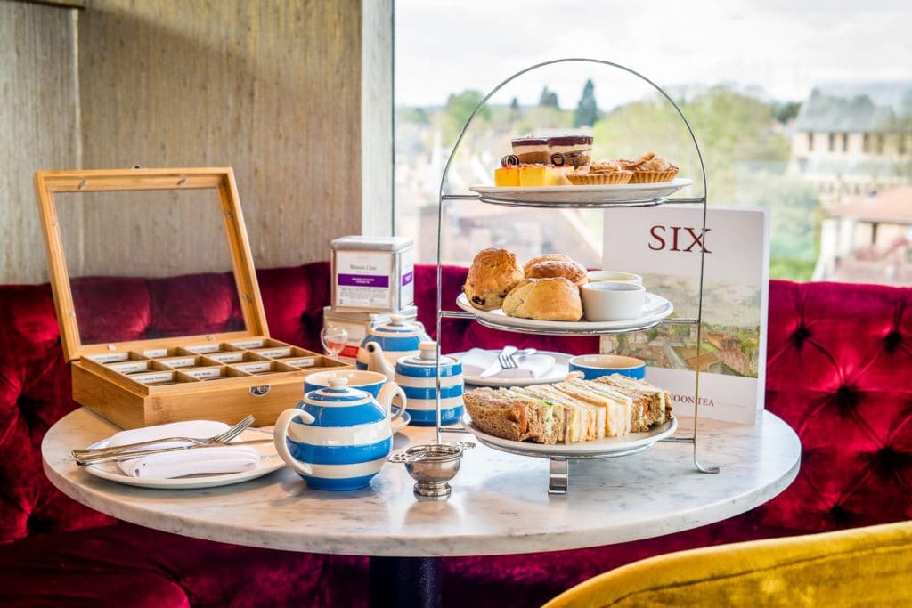 Afternoon tea, scones and sandwiches at SIX