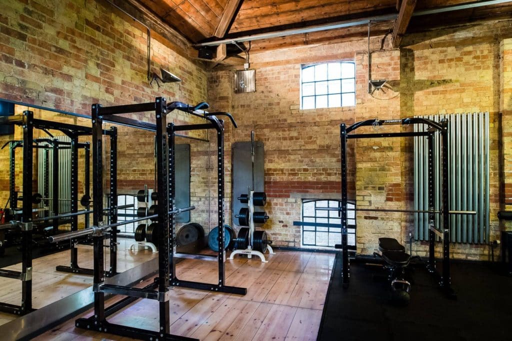 The glassworks Gym, squat rack